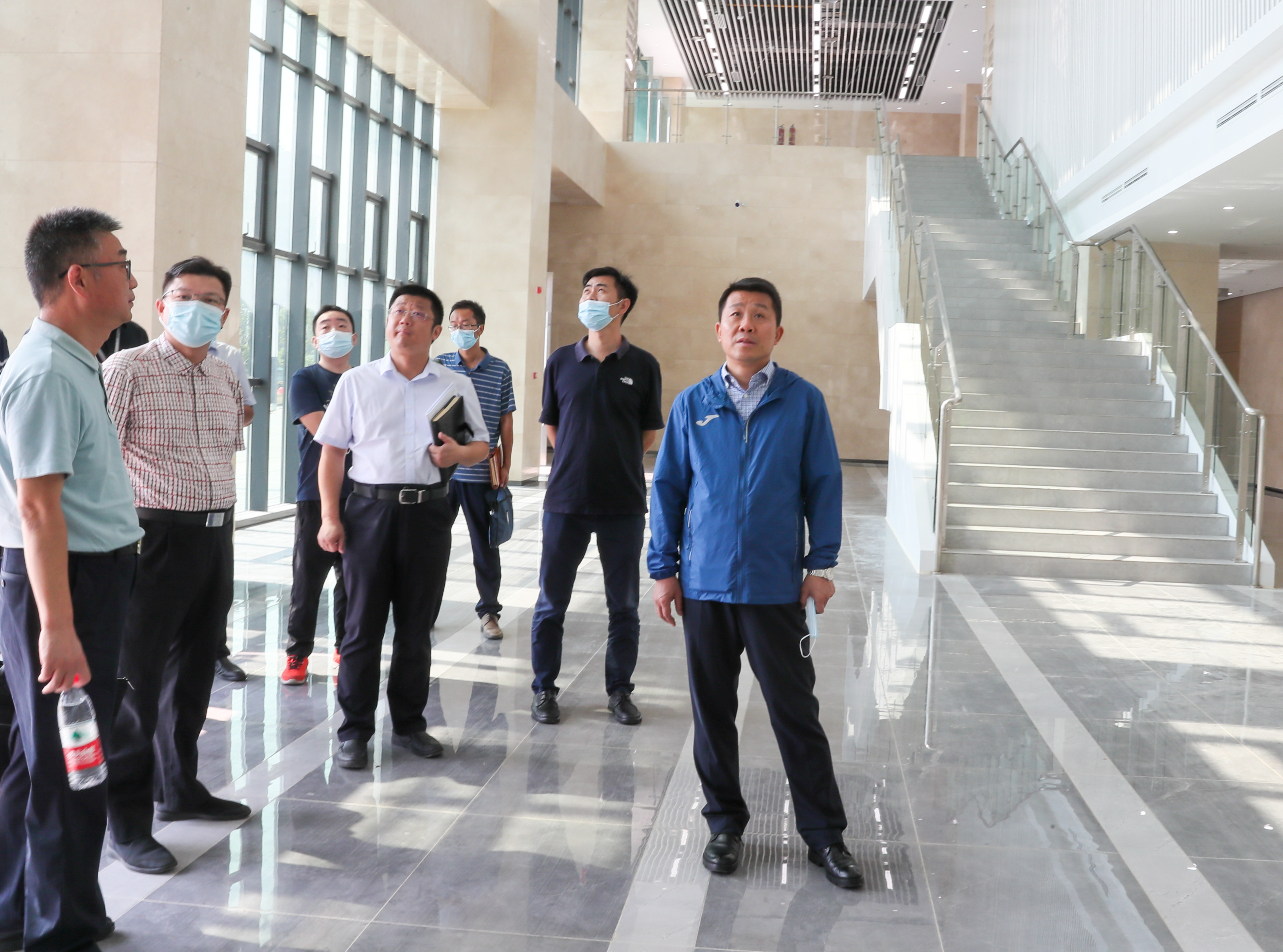 公司领导实地查看南馆建设进展情况并召开开业筹备专题推进会