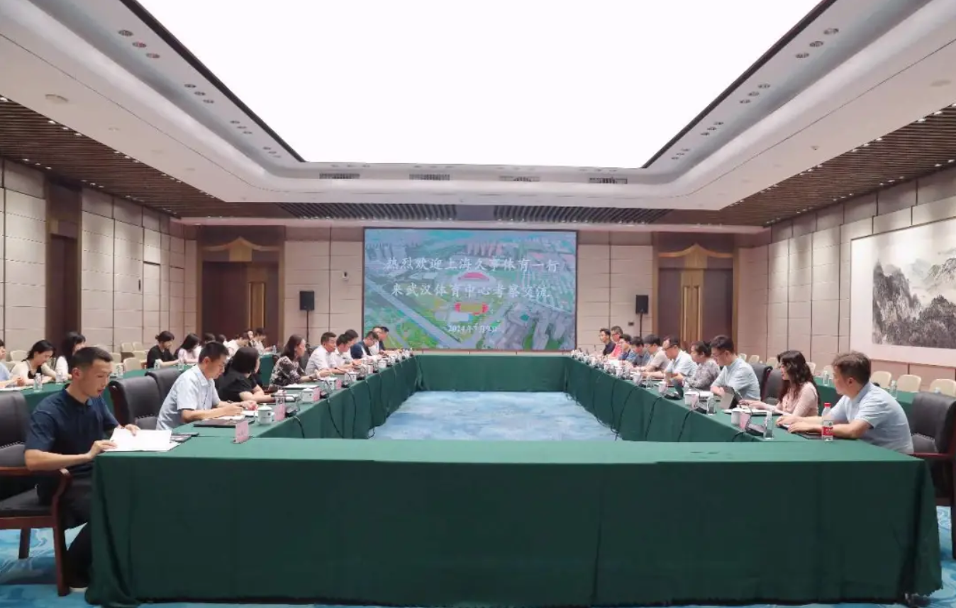 上海久事体育集团来九游体育考察交流