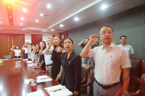 九游体育组织开展 “七一”专题“支部主题党日”活动(图2)