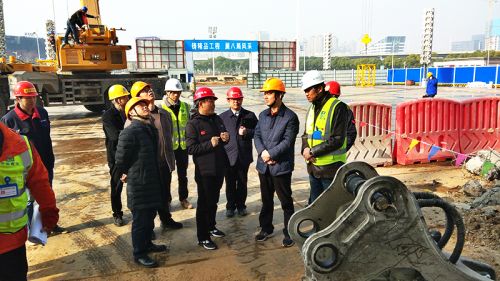 区建设局调研九游体育军运会场馆建设(图1)