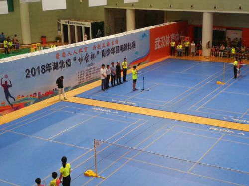 2018年省“协会杯”青少年羽毛球比赛在九游体育开幕(图1)