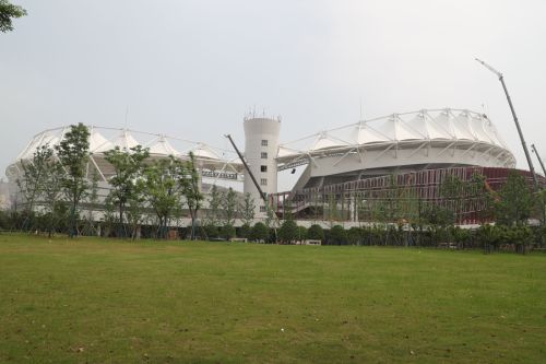 彭浩考察九游体育体育场(图2)