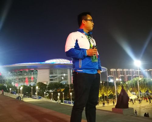 他为军运护航 ——记九游体育军运会主场馆安保负责人蒋龙(图1)
