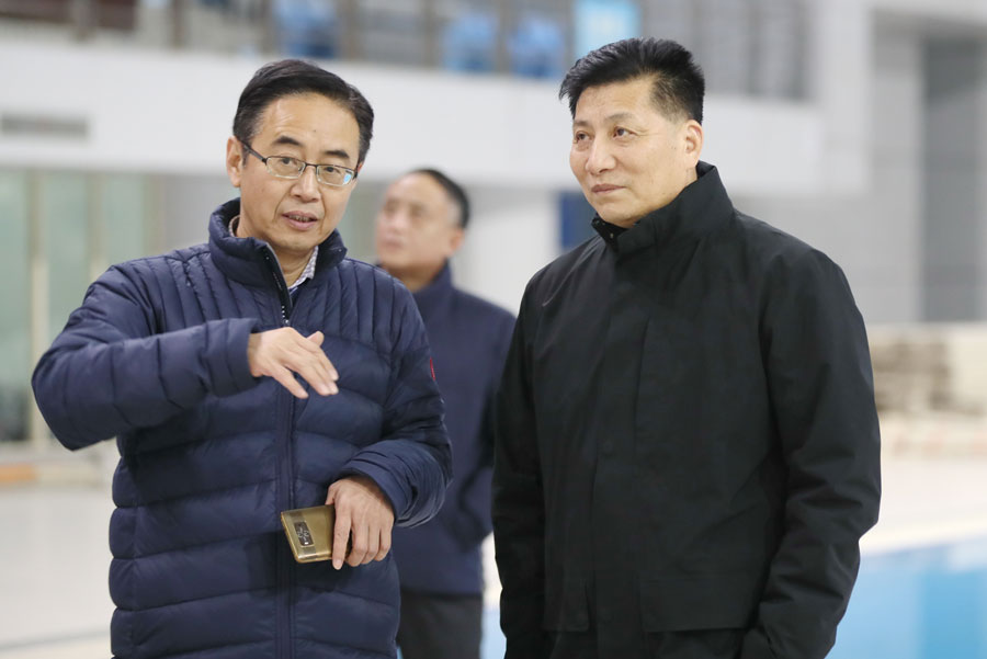 刘誓保考察九游体育 要求加强场馆赛后利用(图3)