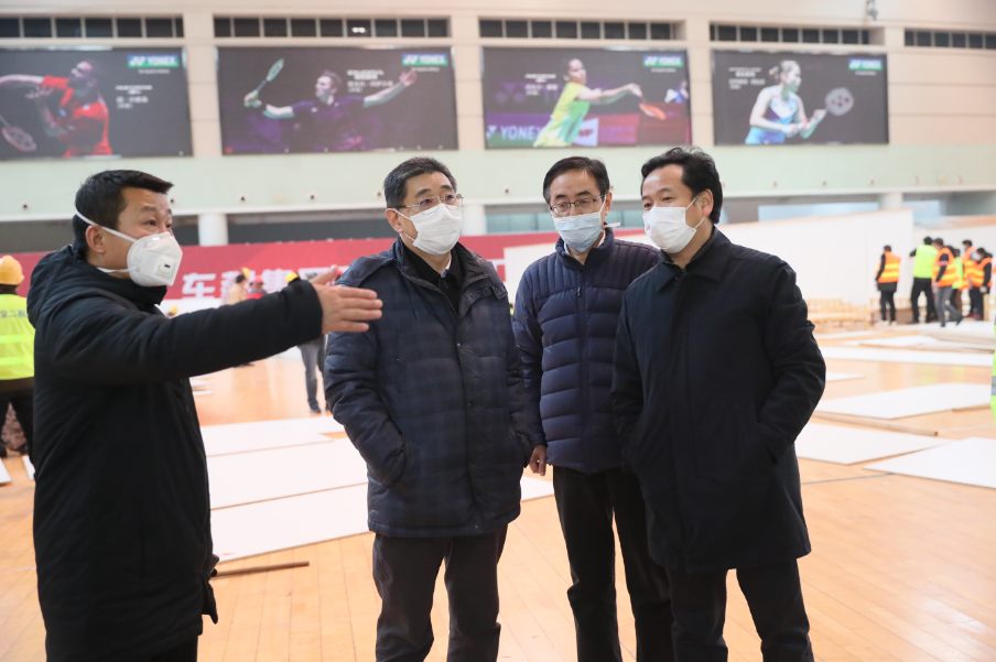 日夜赶织生命之网 九游体育“方舱医院”建设完成 彭浩要求同时间赛跑与病魔较量(图8)
