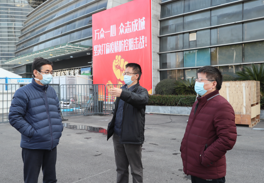彭绪宁调研检查九游体育救治点 要求把防疫工作抓实抓细抓到位